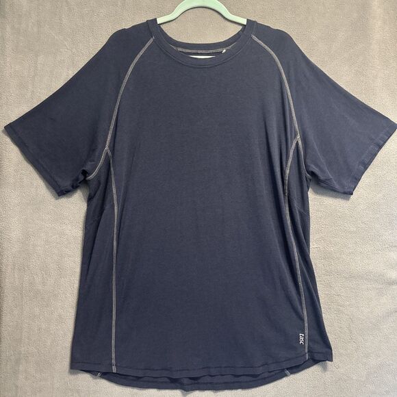 Tasc Performance Bamboo Tee T-Shirt Mens XXL Navy Short Sleeve Gym Athleisure - Picture 1 of 8
